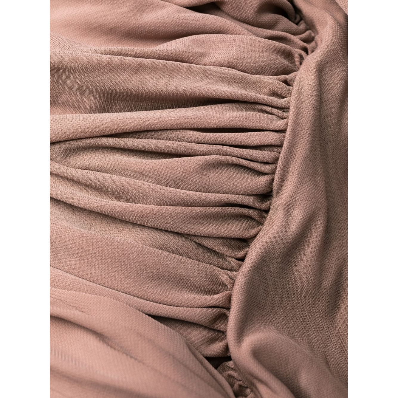 Saint Laurent Sleeveless Draped Minidress