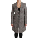 Dolce & Gabbana Multicolor Trench Knee Long Jacket Coat JKT2520-40