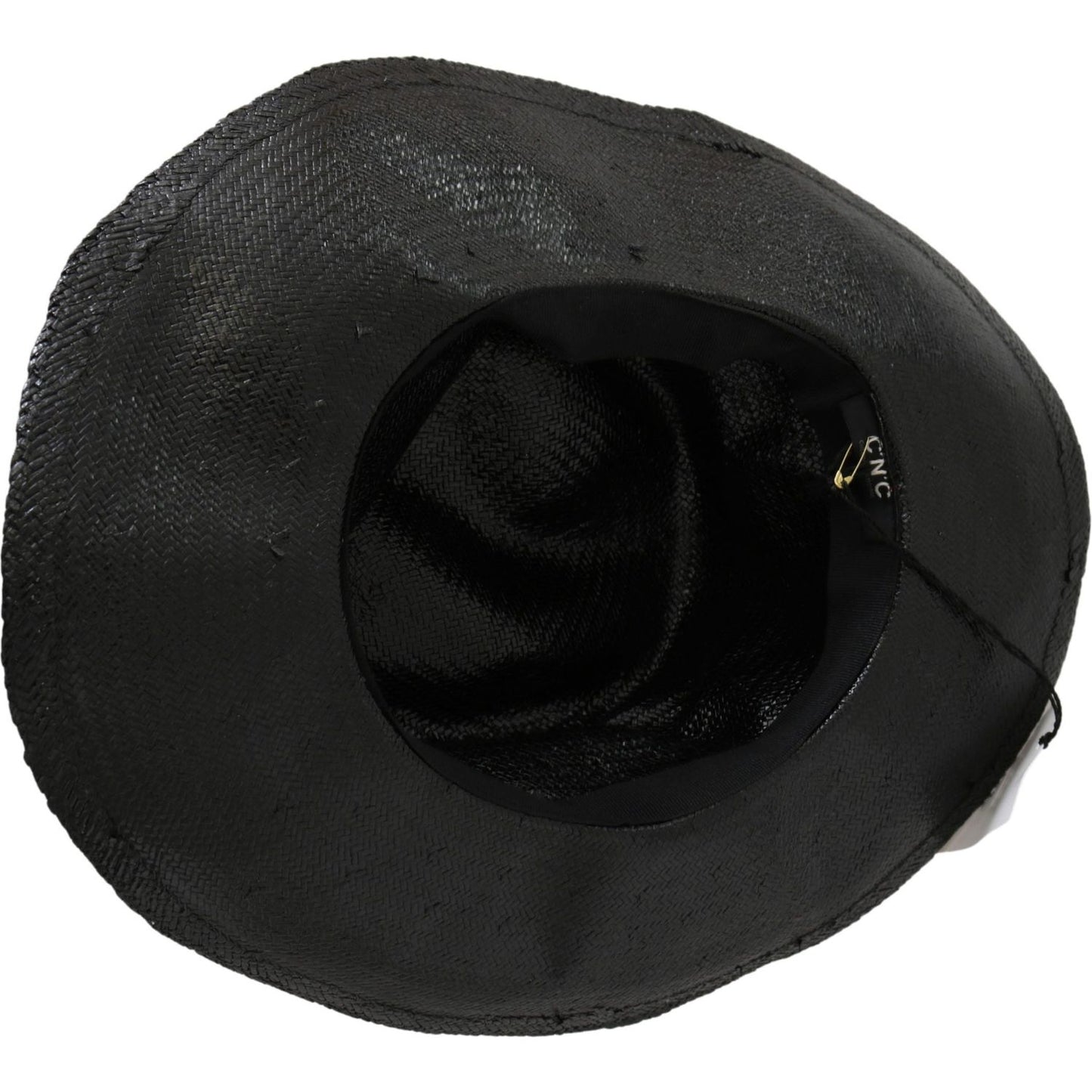 Costume National Black Wide Brim Cowboy Solid Hat Hat
