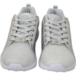 Philipp Plein Gisella Silver Polyester Sneakers Shoes LA7174-37