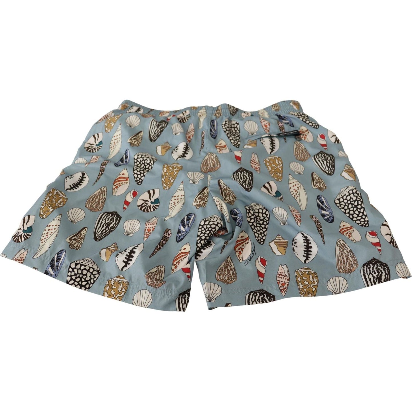 Dolce & Gabbana Blue Seashell Beachwear Swimwear Shorts BIK1493 -IT3