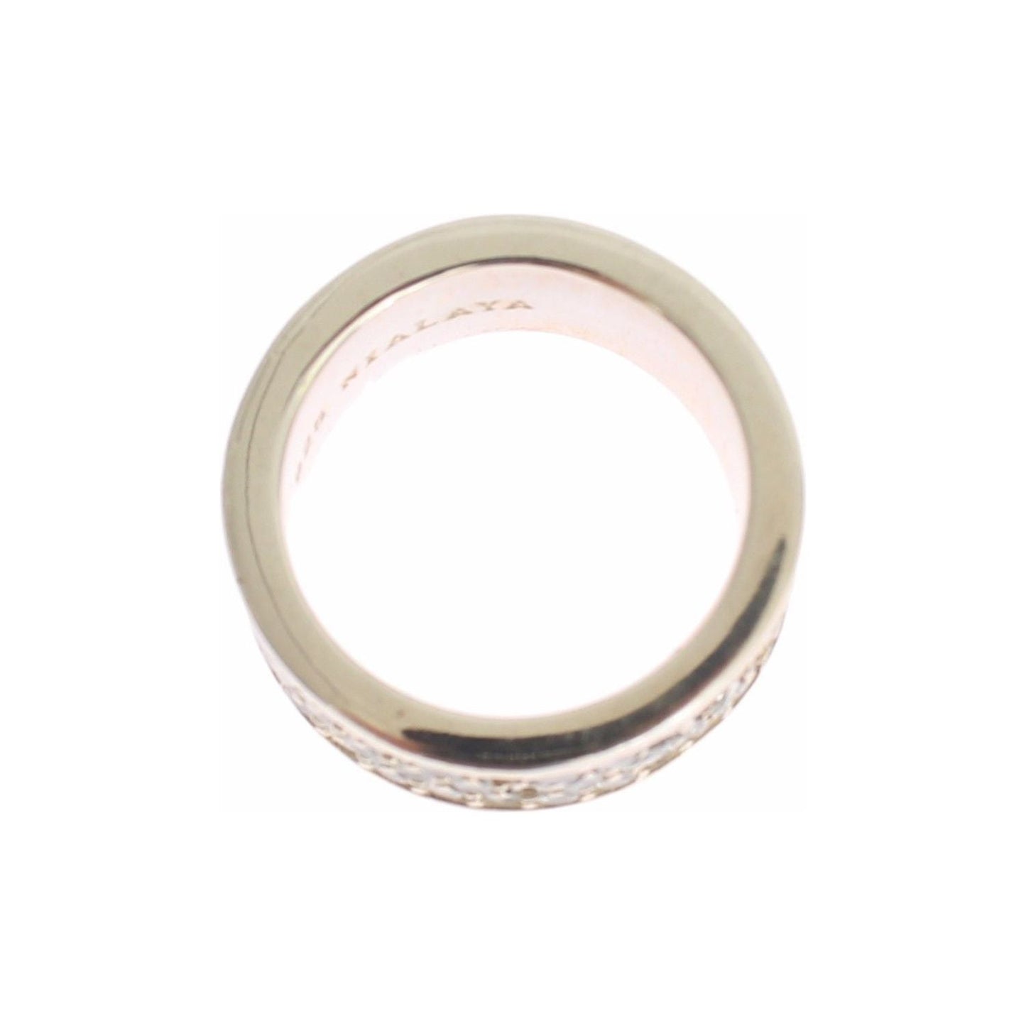 Nialaya Silver Womens CZ 925 Sterling Ring SIG19085-54