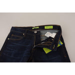 Versace Jeans Dark Blue Cotton Low Waist Skinny Denim Jeans PAN71120-36