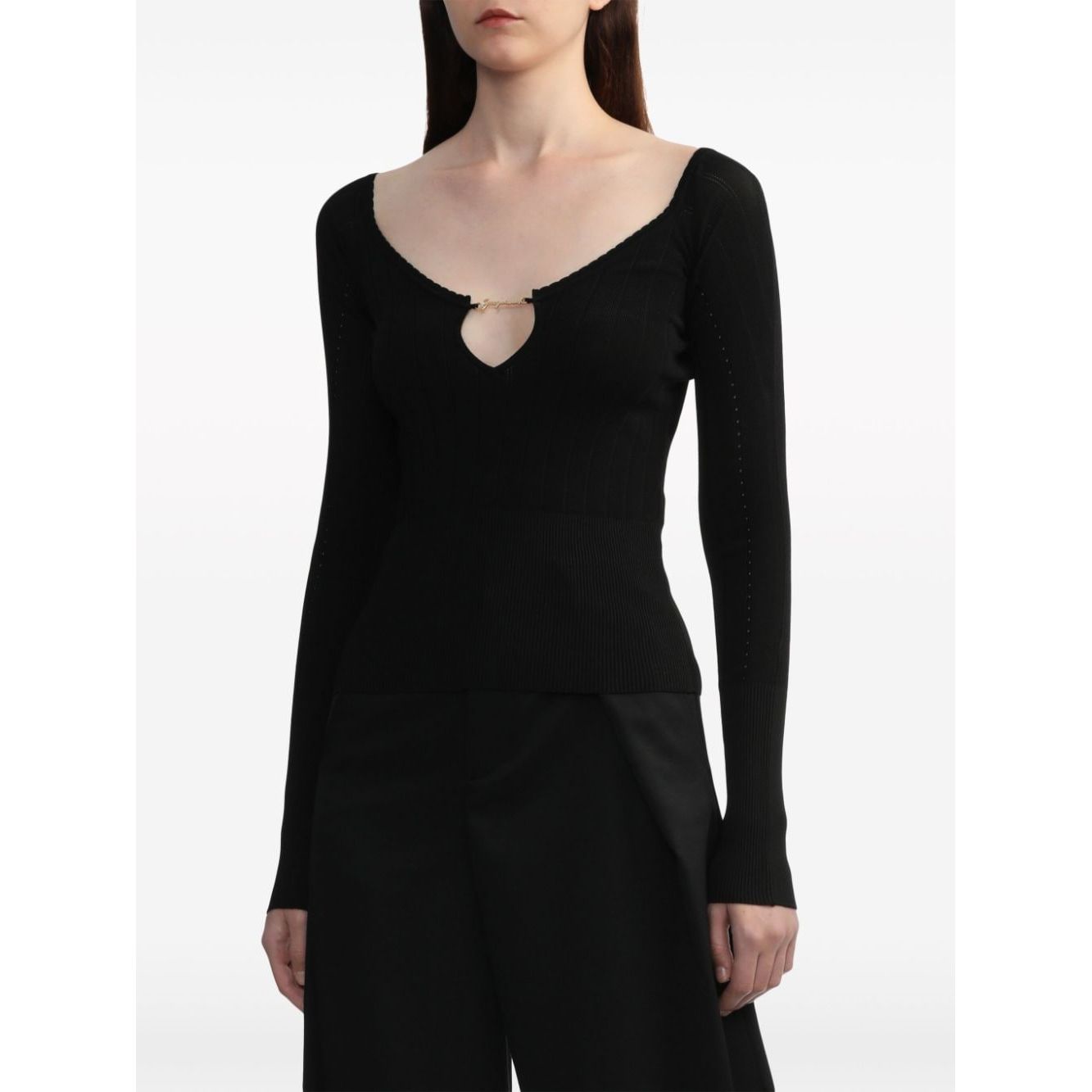 JACQUEMUS Sweaters Black Topwear