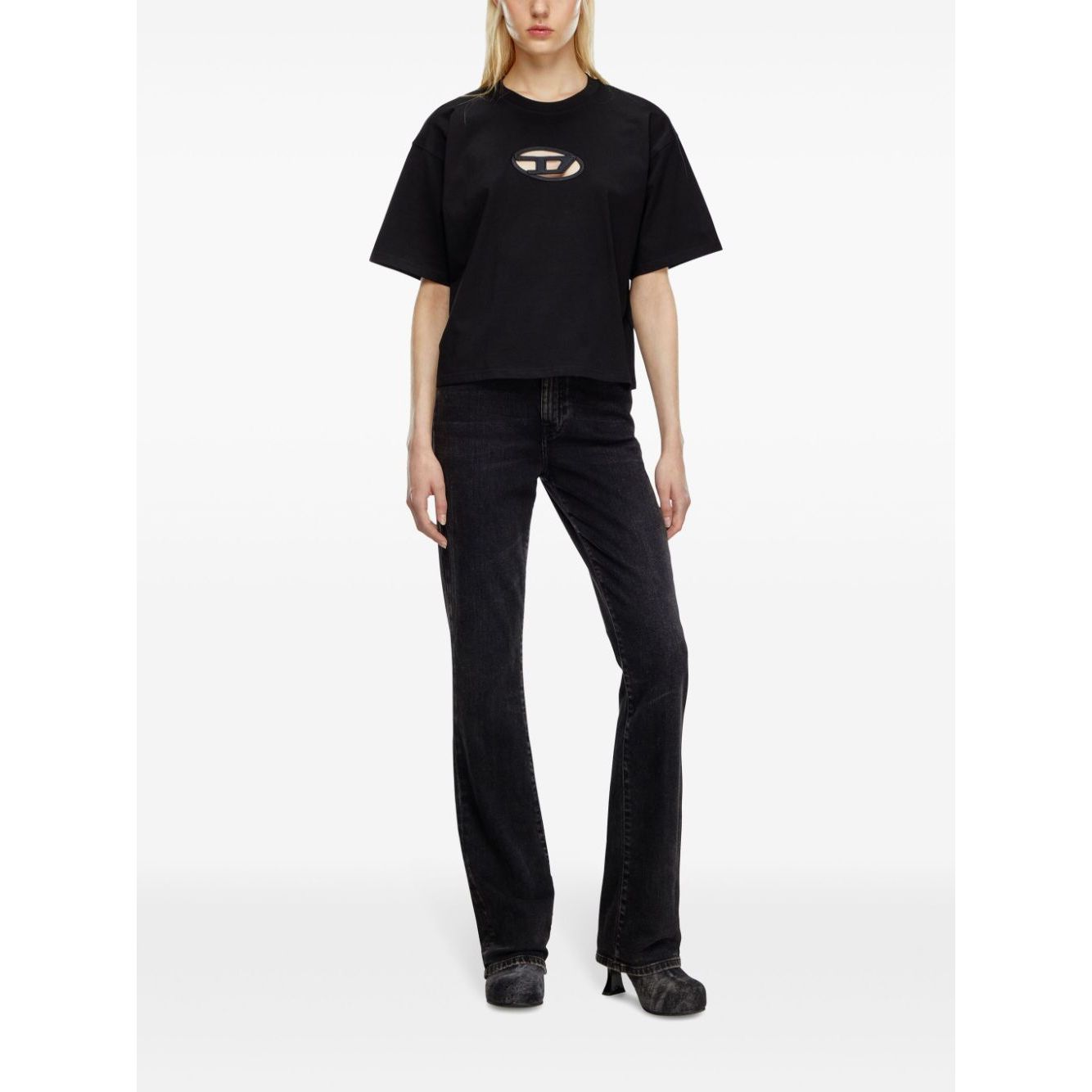 Diesel T-shirts and Polos Black