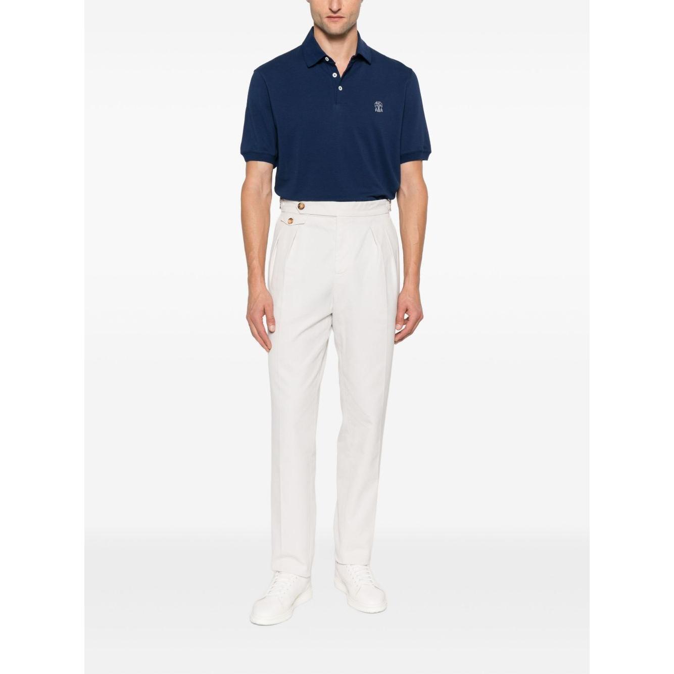 Brunello Cucinelli T-shirts and Polos Blue