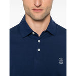 Brunello Cucinelli T-shirts and Polos Blue