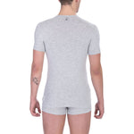 Bikkembergs Gray Cotton Men T-Shirt BI-22369-M
