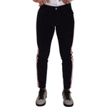 Dolce & Gabbana Blue Corduroy Cotton Stretch Skinny Jeans PAN72735 - 48
