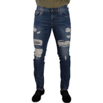 Dolce & Gabbana Blue Wash Cotton Stretch Slim Fit Denim Jeans PAN72882 -48
