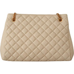 Versace Elegant Quilted Nappa Leather Tote 8054712069000