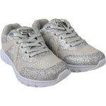 Plein Sport Chic Silver Runner Jasmines Sneakers 4059623083170