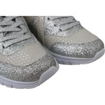 Plein Sport Chic Silver Runner Jasmines Sneakers 4059623083170
