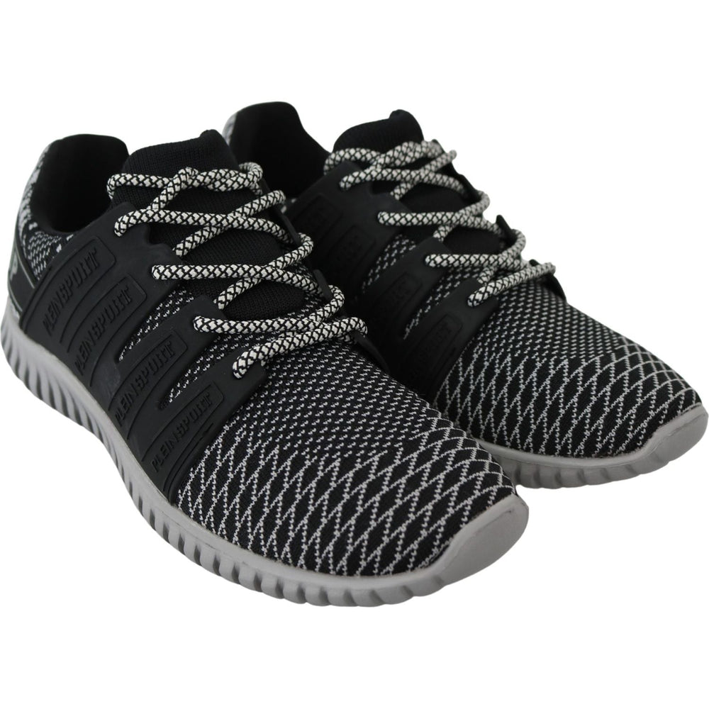 Plein Sport Exclusive Runner Mason Sneakers - Jet Black 4059623080513