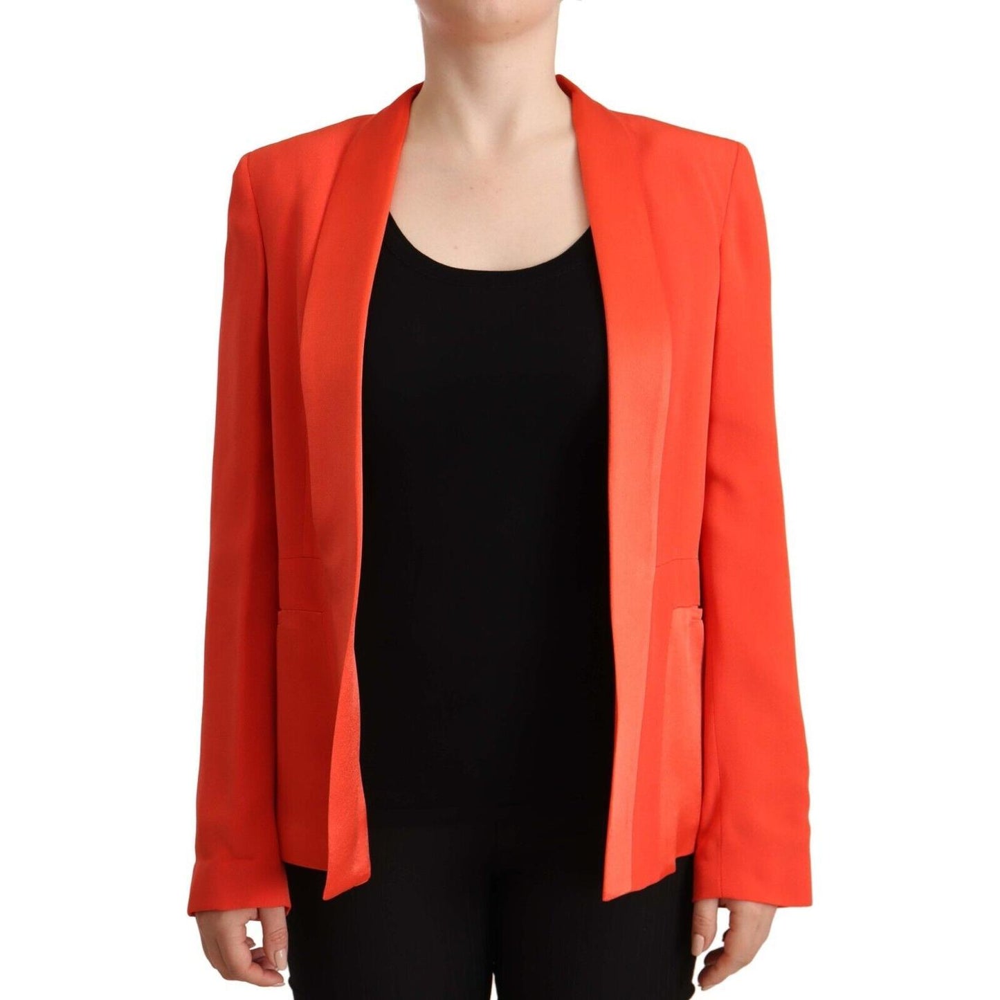 CO|TE Orange Long Sleeves Acetate Blazer Pocket Overcoat Jacket JKT3222 - 42