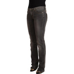 Costume National Gray Washed Low Waist Straight Denim Jeans PAN72219 - 28