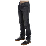 Acht Gray Cotton Regular Low Fit Jeans SIG30455-1
