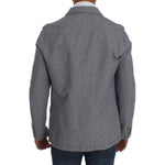 Master Coat Blue Double Breasted Regular Fit Blazer SIG31073-1