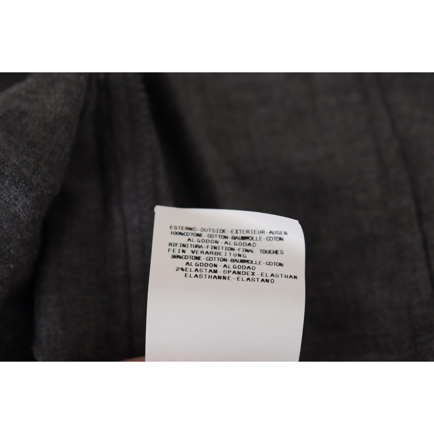 Costume National Dark Gray Cotton Casual Mens Shirt TSH8281- 44