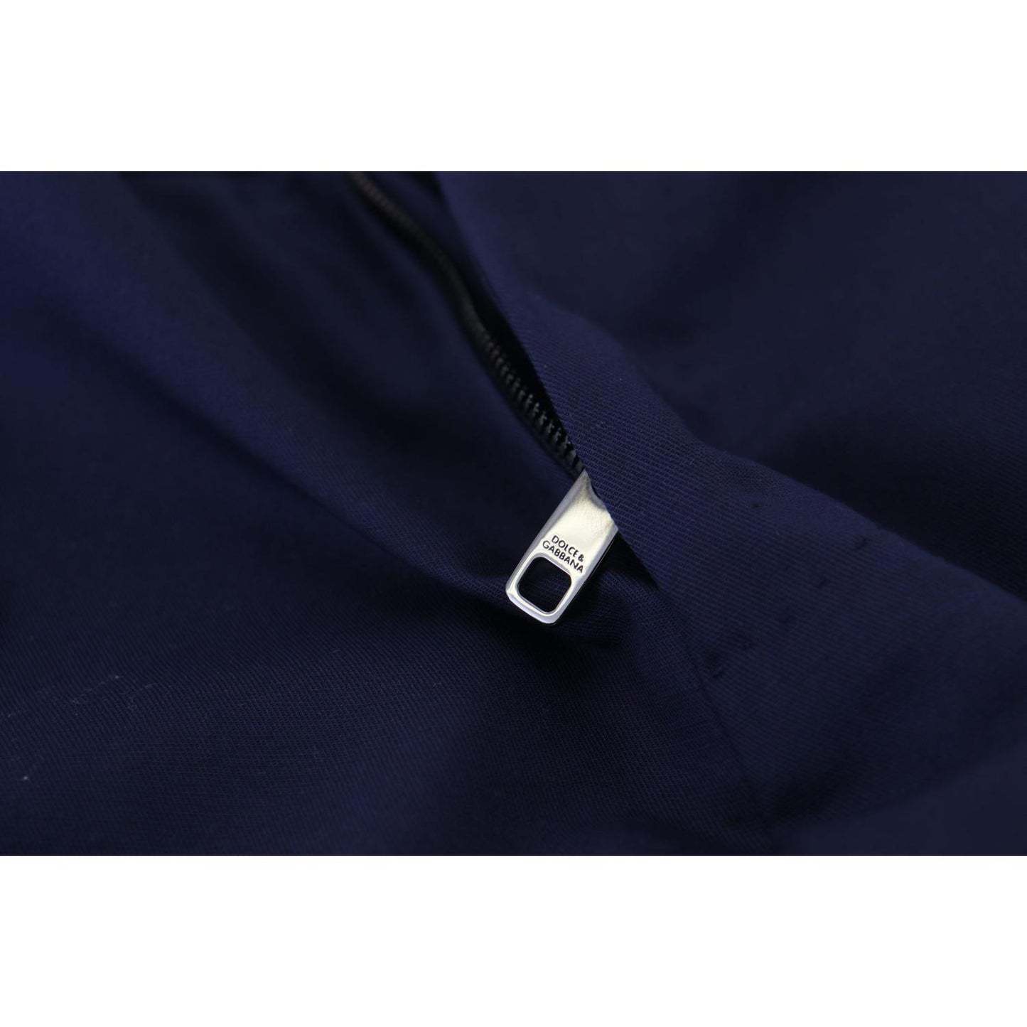 Dolce & Gabbana Blue Linen Cotton Slim Trousers Chinos Pants PAN73341- 52