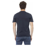 Baldinini Trend Blue Cotton Men's T-Shirt BA-23153-XS