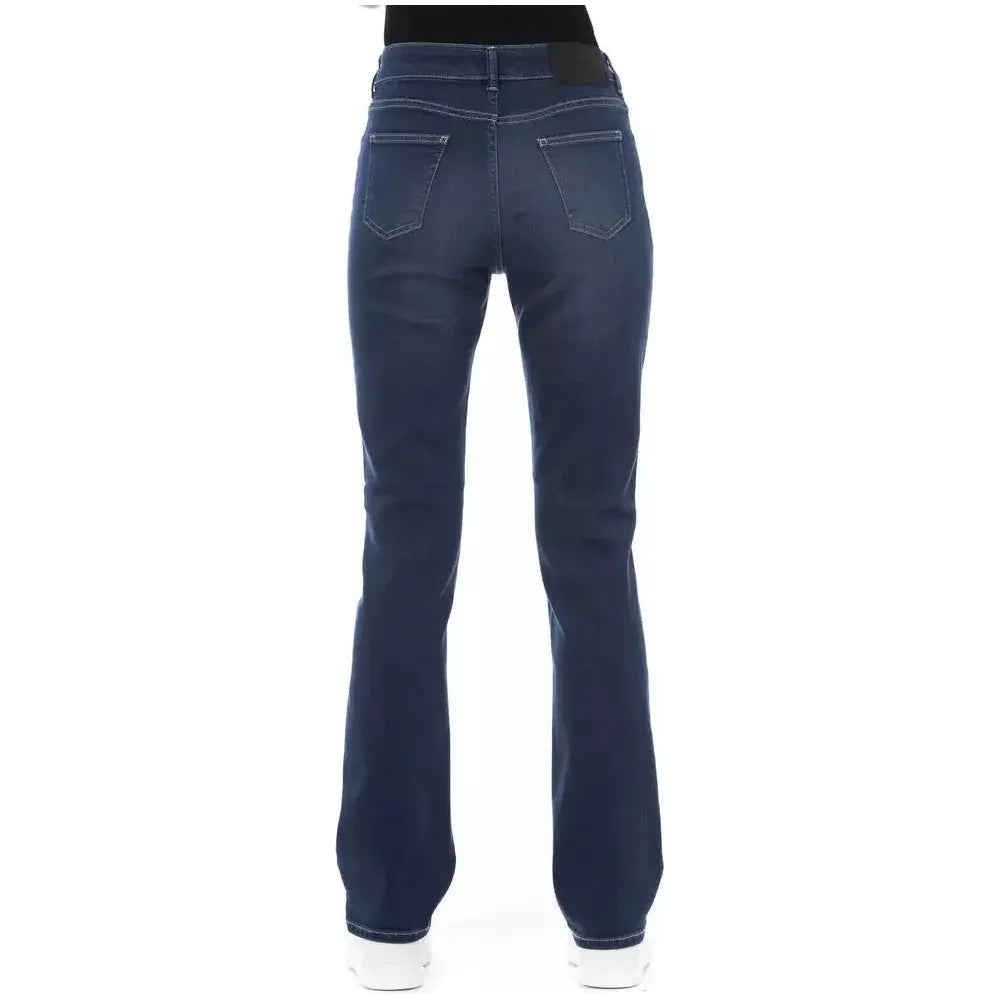 Baldinini Trend Blue Cotton Women Jeans BA-23108-W31