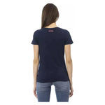Trussardi Action Blue Cotton Women T-Shirt TR-23031-XS