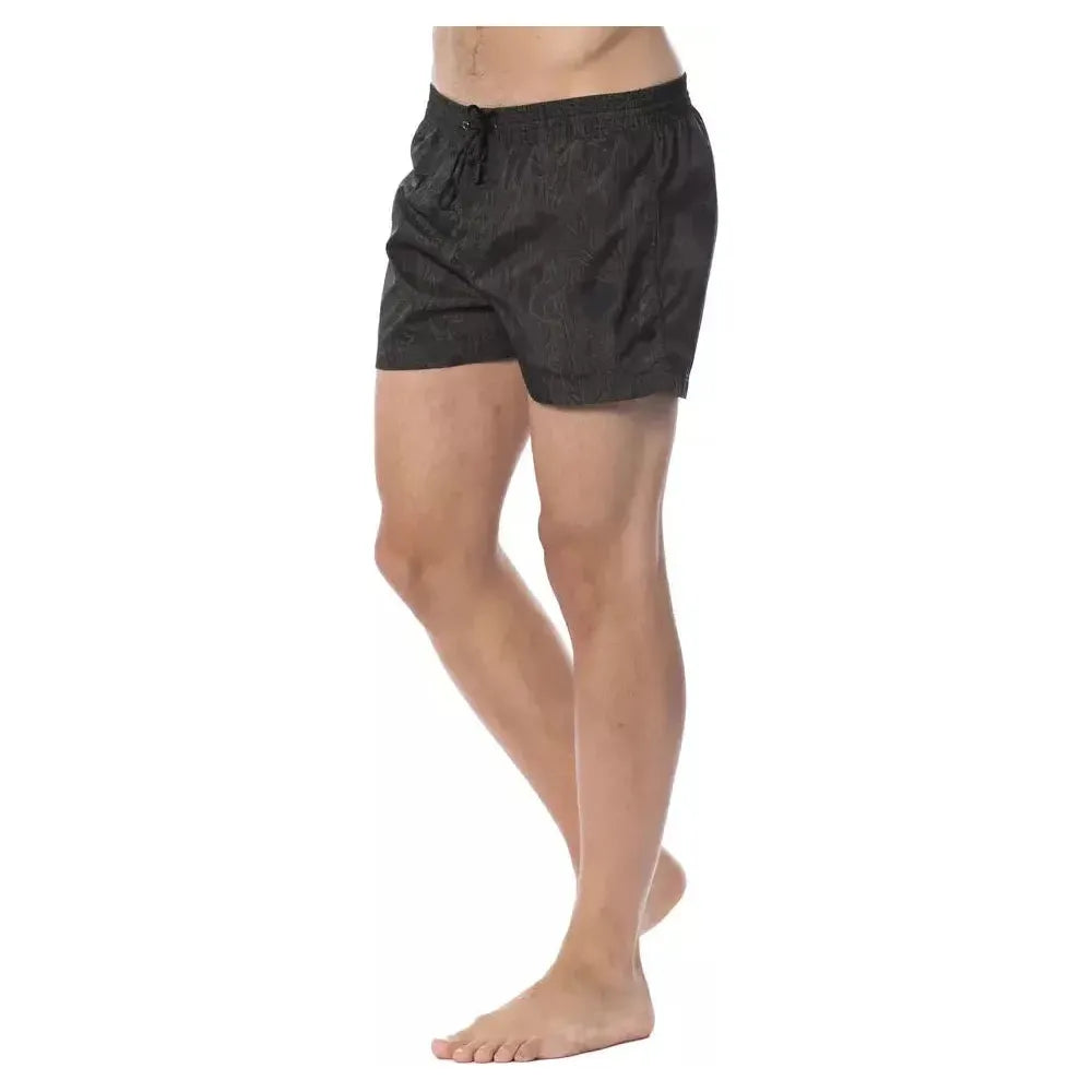 Roberto Cavalli Sport Army Polyester Men Swimwear RO-13749-IT48 | M