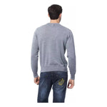 Billionaire Italian Couture Gray Merino Wool Men Sweater BI-10484-S
