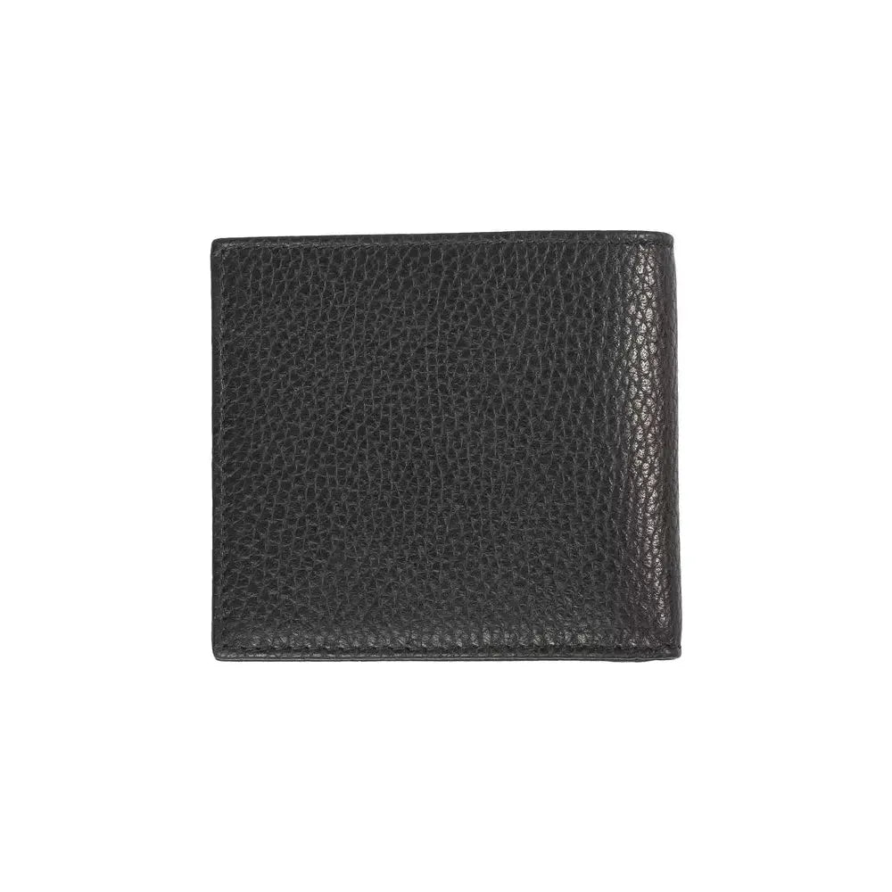 Trussardi Black Leather Men's Wallet TR-20725