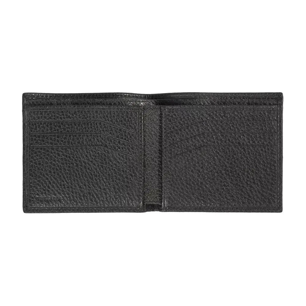 Trussardi Black Leather Men's Wallet TR-20725