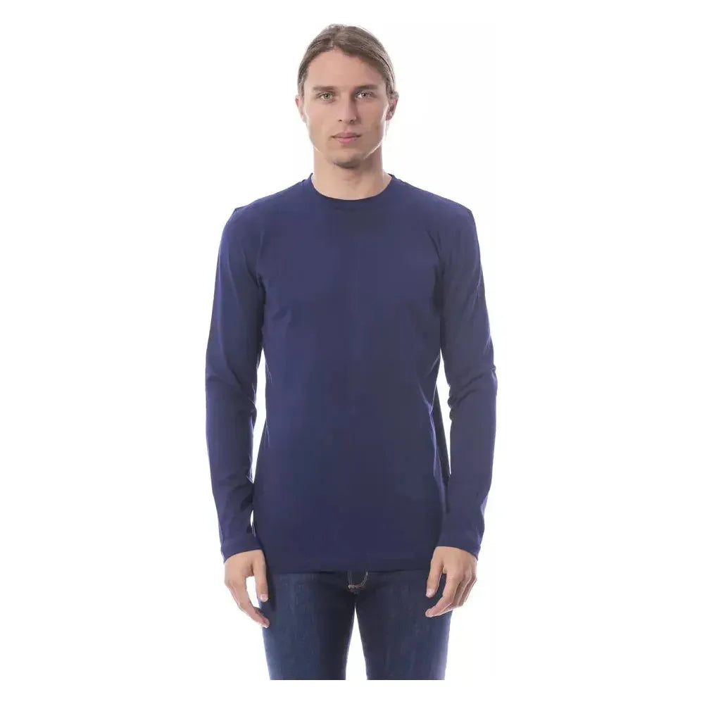 Verri Blue Cotton Men T-Shirt VE-18310-L