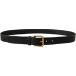 Dolce & Gabbana Brown Classic Leather Gold Metal Buckle Belt BEL8521 - 95