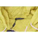 Dolce & Gabbana Yellow Nylon Quilted Hooded Pullover Jacket TSH83715- 40