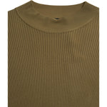 Dolce & Gabbana Army Green Viscose Crewneck Pullover Sweater TSH84754-48
