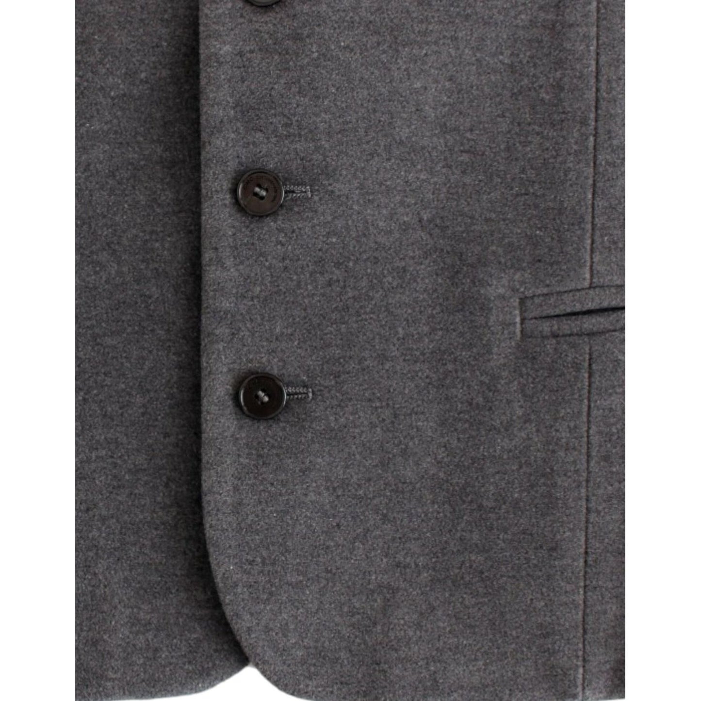 Costume National Gray cotton blend casual vest SIG10771-1