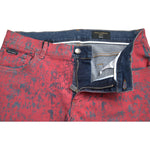 Dolce & Gabbana Red Cotton Dye Slim Fit Men Denim Jeans PAN75021-48