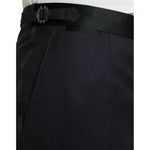 Dolce & Gabbana Blue Wool Cropped Tapered Pants PAN75066-54