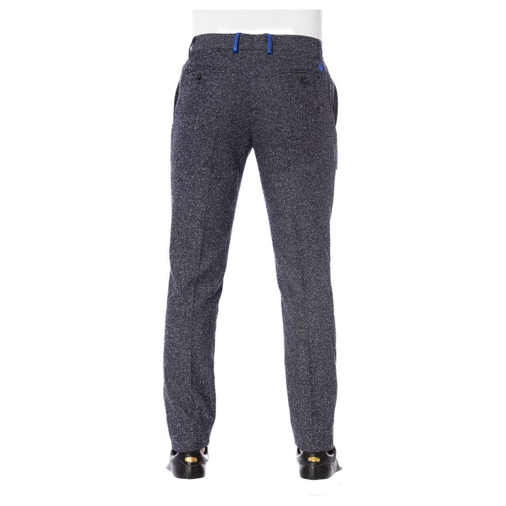 Trussardi Black Cotton Men Trousers TR-24076-IT46 | S