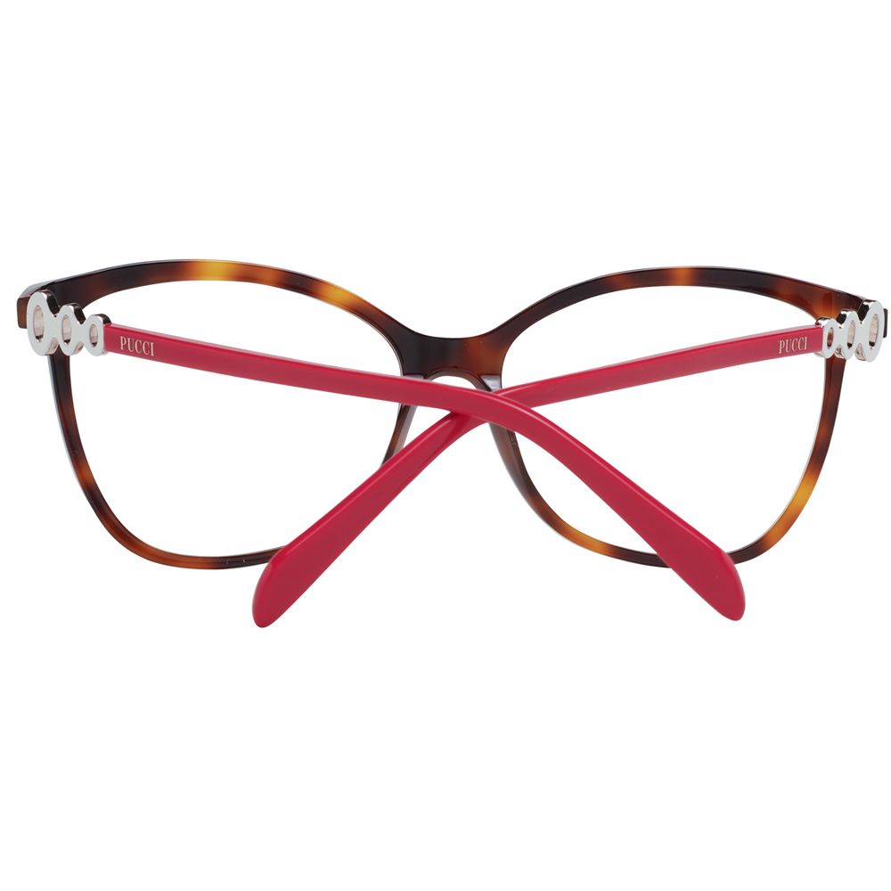 Emilio Pucci Brown Plastic Glasses (Frames) Emilio Pucci