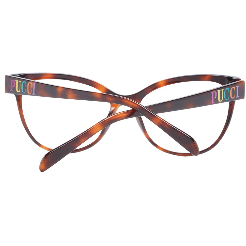 Emilio Pucci Brown Plastic Glasses (Frames)