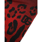Dolce & Gabbana Red Leopard Print Cotton Bermuda Shorts PAN75020-54