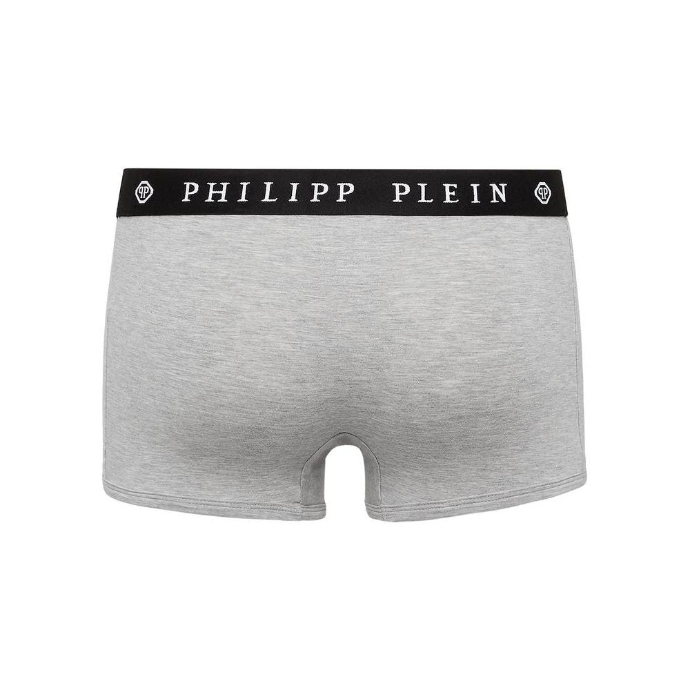Philipp Plein Brown Cotton Men Boxer Pack