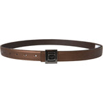 Dolce & Gabbana Bronze Leather Square Metal Buckle Belt BEL9226-85