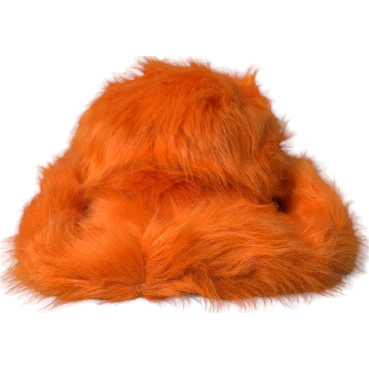 Dolce & Gabbana Orange Faux Fur Polyester Fedora Hat HAT9571-57