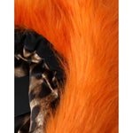 Dolce & Gabbana Orange Faux Fur Polyester Fedora Hat HAT9571-57