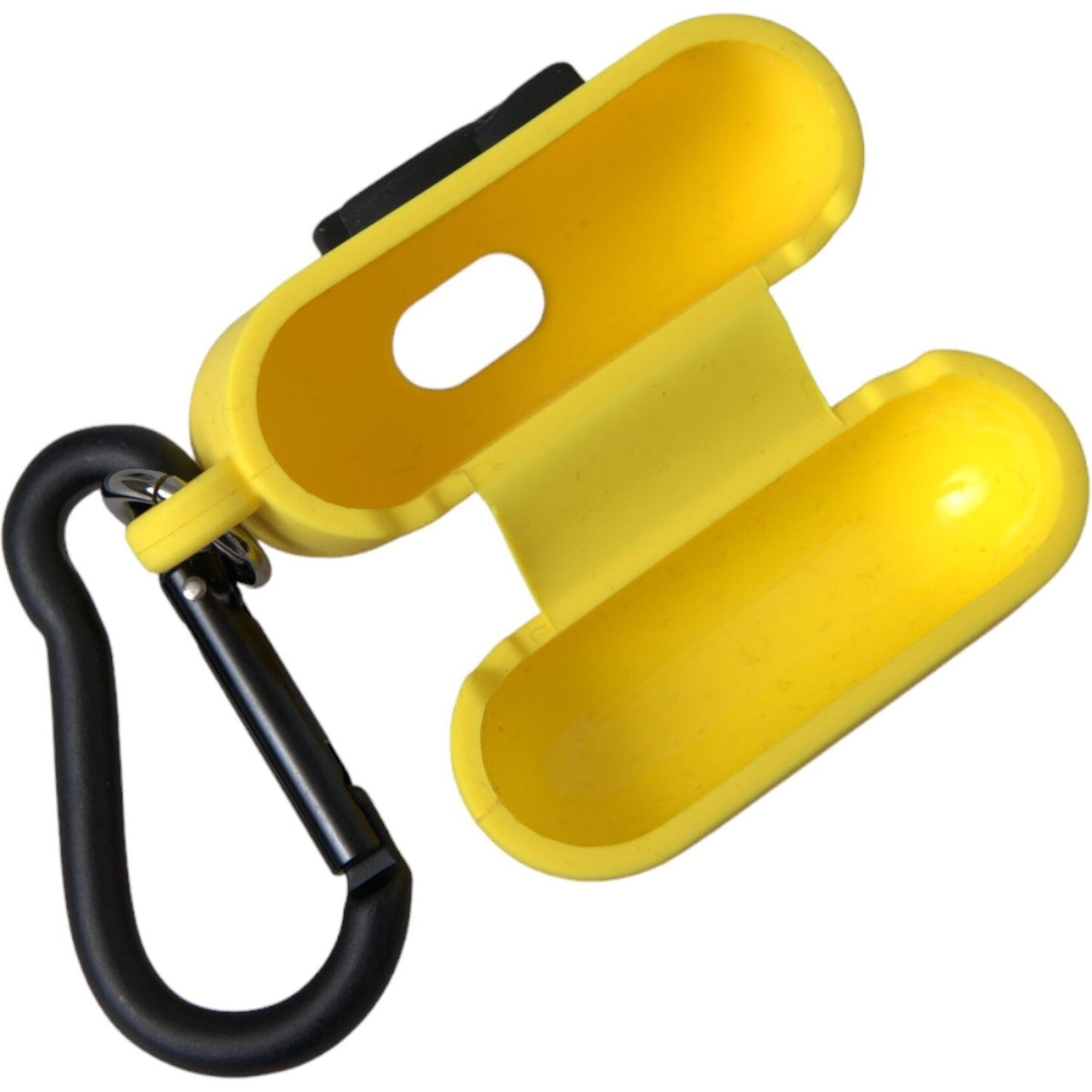 Dolce & Gabbana Yellow Silicone Logo Embossed Airpods Case SMY10258