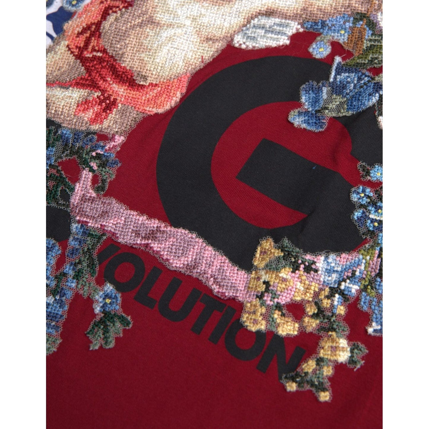 Dolce & Gabbana Multicolor Graphic Short Sleeve T-shirt TSH86274-46