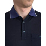 Dolce & Gabbana Navy Blue Collared Short Sleeve Polo T-shirt TSH851946-48