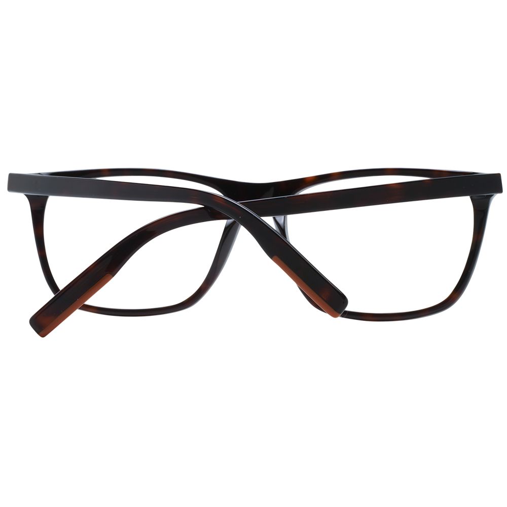 Ermenegildo Zegna Brown Plastic Glasses (Frames)